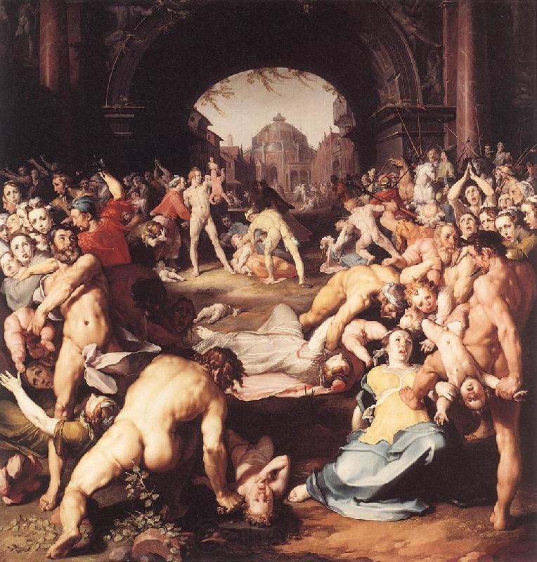 CORNELIS VAN HAARLEM Massacre of the Innocents dsf Spain oil painting art